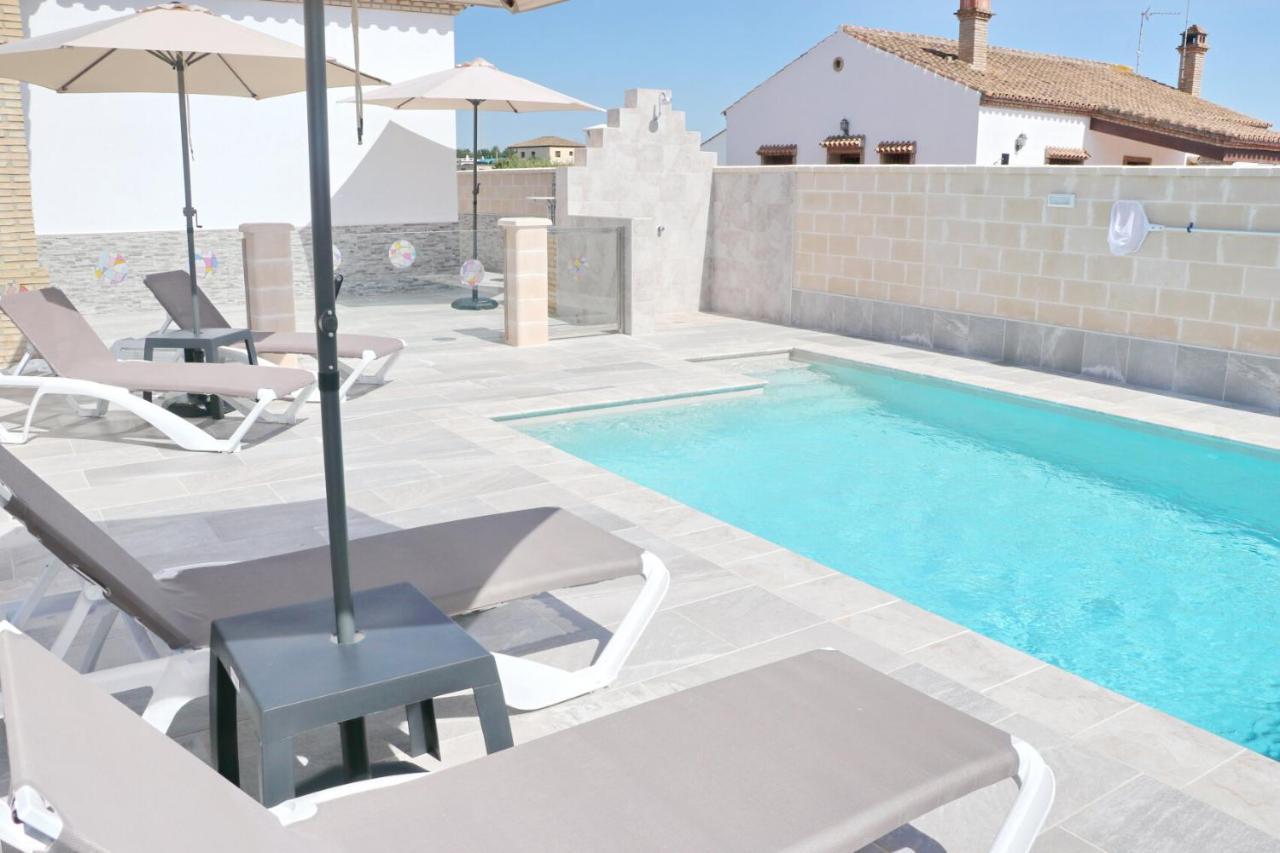 Chalet Puente Tabla con piscina privada Conil De La Frontera Exterior foto