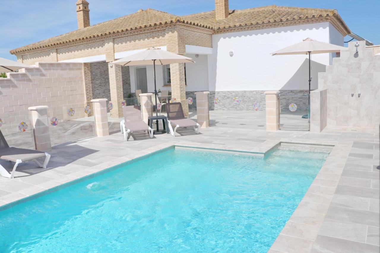 Chalet Puente Tabla con piscina privada Conil De La Frontera Exterior foto
